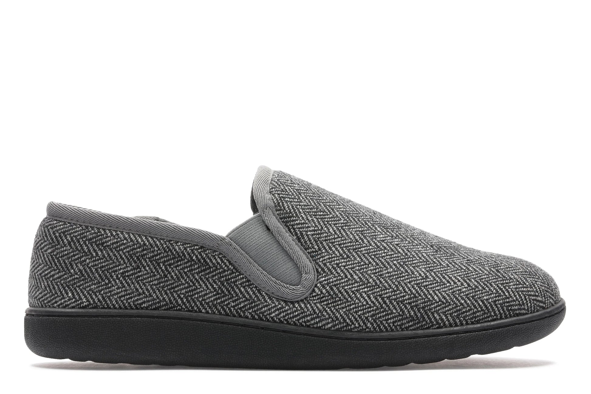 Zapatillas Del Hogar De La Marca Clarks  Para Hombre Modelo King Ease Dark Grey Int En Color Gris