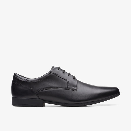 Zapatos De Vestir De La Marca Clarks  Para Hombre Modelo Sidton Lace Black Leather En Color Negro