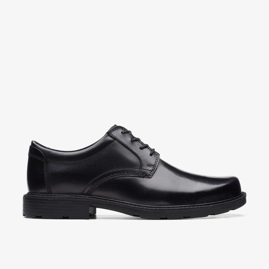 Zapatos De Vestir De La Marca Clarks  Para Hombre Modelo Kerton Lace Black Leather En Color Negro