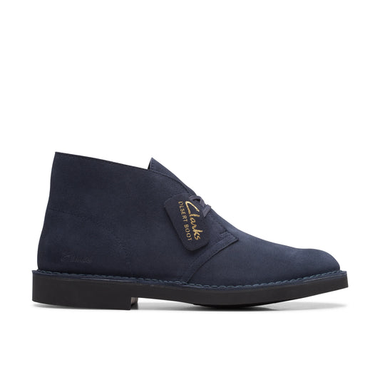 Botas De La Marca Clarks  Para Hombre Modelo Desert Bt Evo Navy Suede En Color Azul