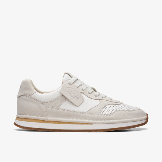 Sneakers De La Marca Clarks  Para Hombre Modelo Craftrun Tor White En Color Blanco