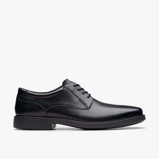 Zapatos De Vestir De La Marca Clarks  Para Hombre Modelo Wendelllaceii Black Leather En Color Negro