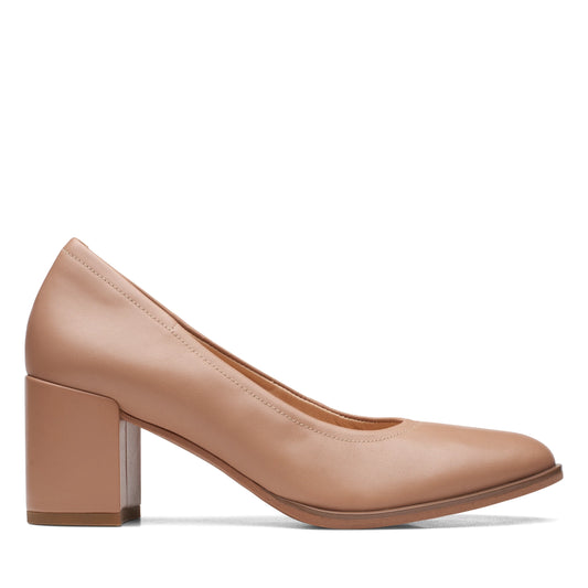 Zapatos De Vestir De La Marca Clarks  Para Mujer Modelo Freva55 Court Praline Leather En Color Rosa