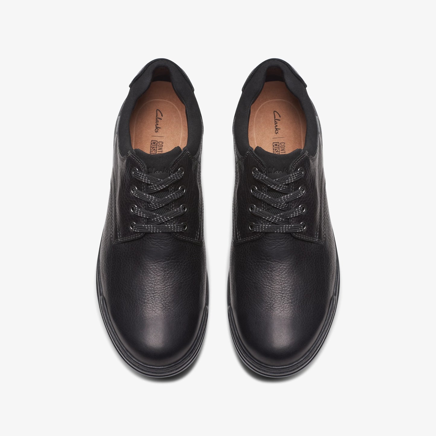 Zapatos Casual De La Marca Clarks Para Hombre Modelo Rockie Walkgtx Black Leather En Color Negro