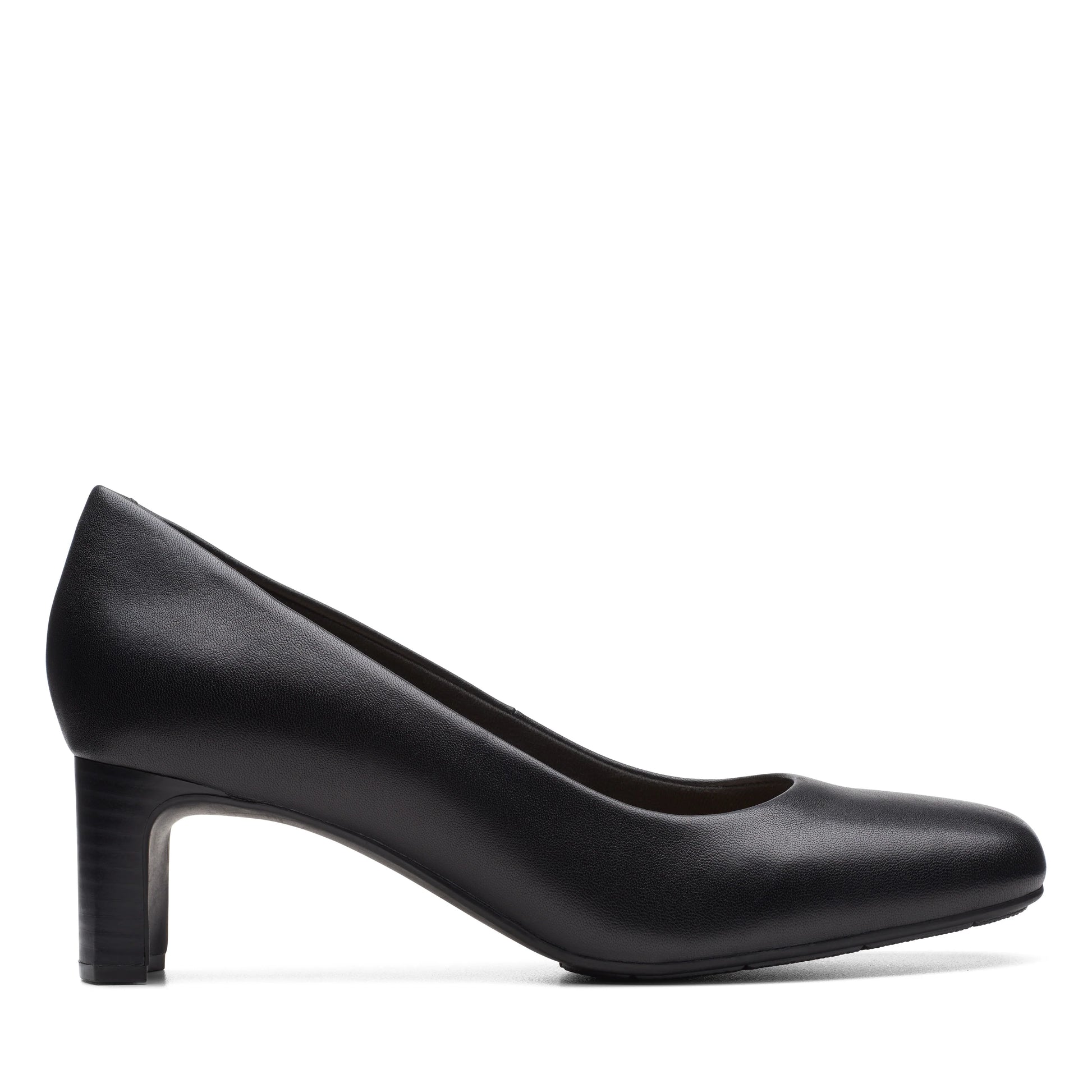 Zapatos De Vestir De La Marca Clarks  Para Mujer Modelo Kyndall Iris Black Leather En Color Negro