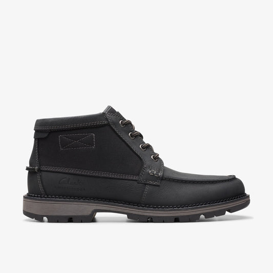 Botas De La Marca Clarks  Para Hombre Modelo Maplewalk Moc Black Combi En Color Negro