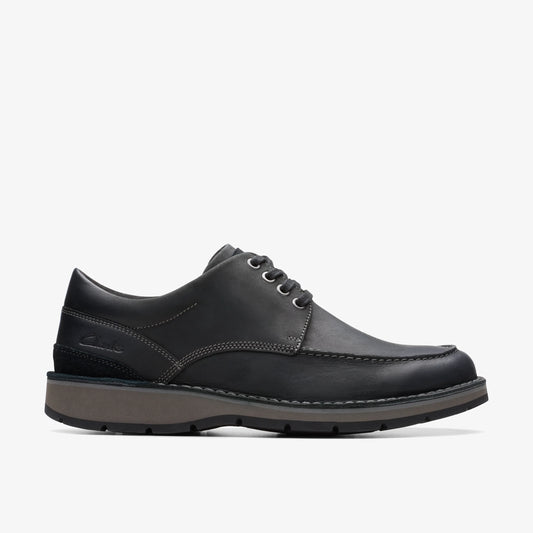 Zapatos Casual De La Marca Clarks  Para Hombre Modelo Gravelle Low Black Leather En Color Negro
