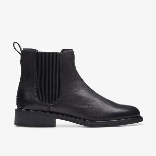 Botas De La Marca Clarks  Para Mujer Modelo Cologne Arlo2 Black Leather En Color Negro