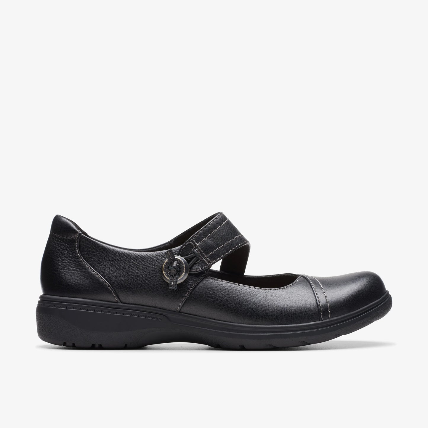 Zapatos Casual De La Marca Clarks  Para Mujer Modelo Carleigh Jane Black Leather En Color Negro