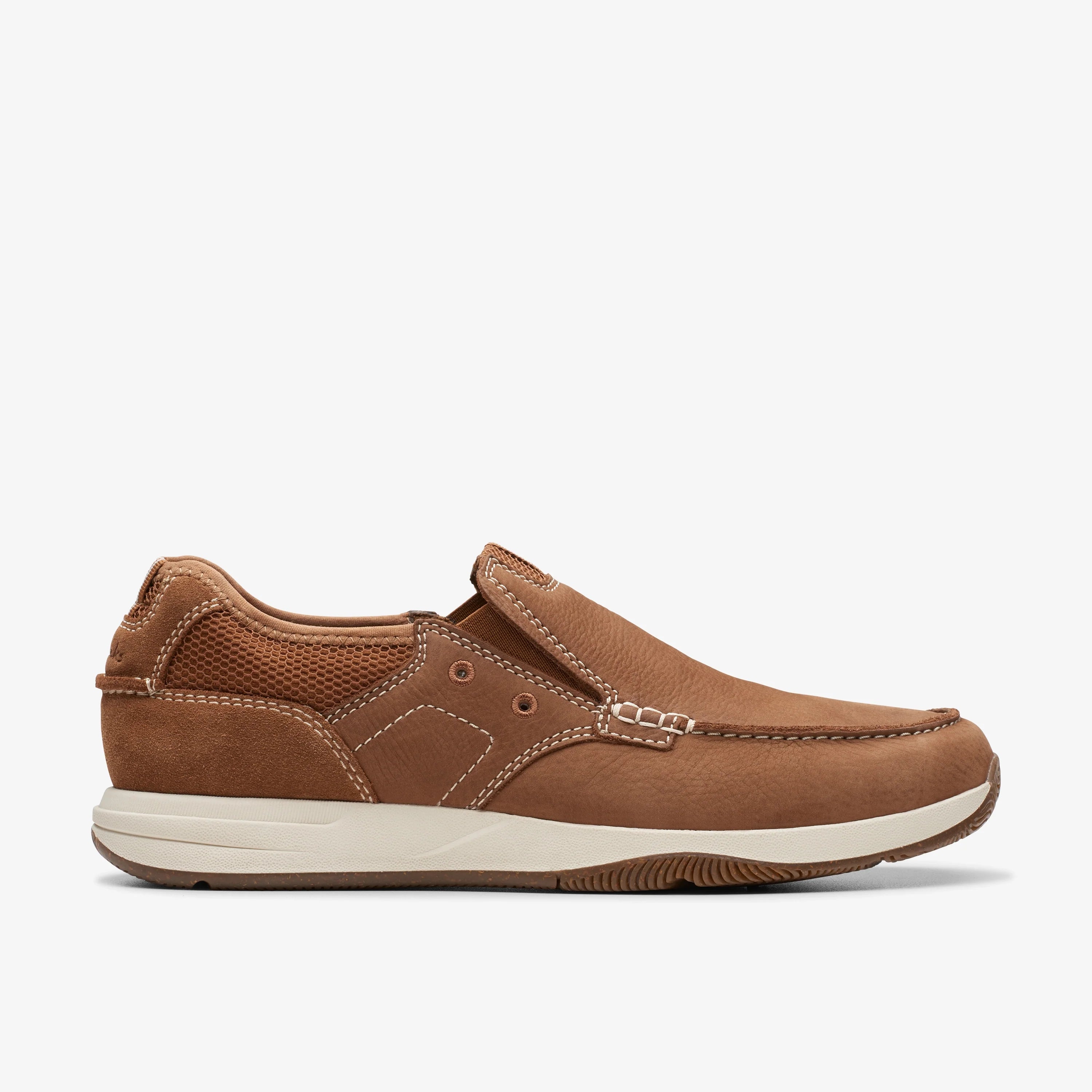 Zapatos Casual De La Marca Clarks  Para Hombre Modelo Sailview Step Light Tan Nubuck En Color Marrón