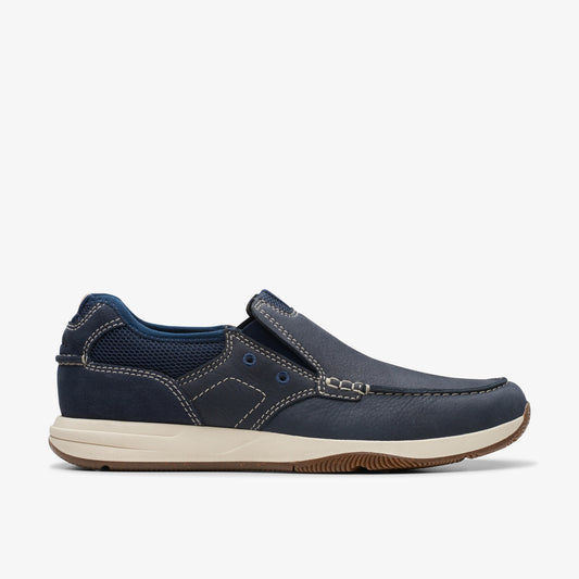 Zapatos Casual De La Marca Clarks  Para Hombre Modelo Sailview Step Navy Nubuck En Color Azul