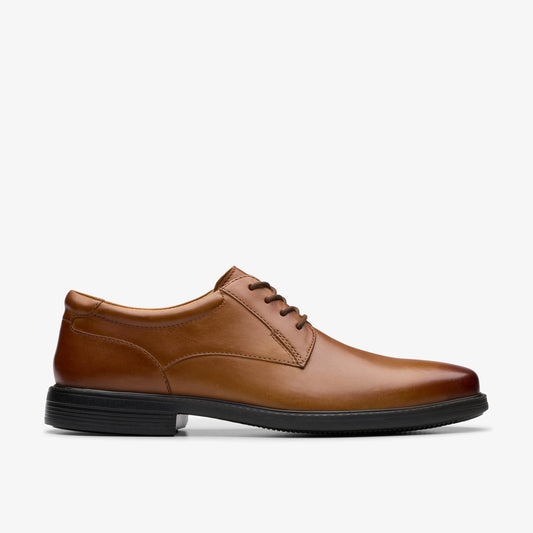Zapatos De Vestir De La Marca Clarks  Para Hombre Modelo Wendelllaceii Tan Leather En Color Marrón