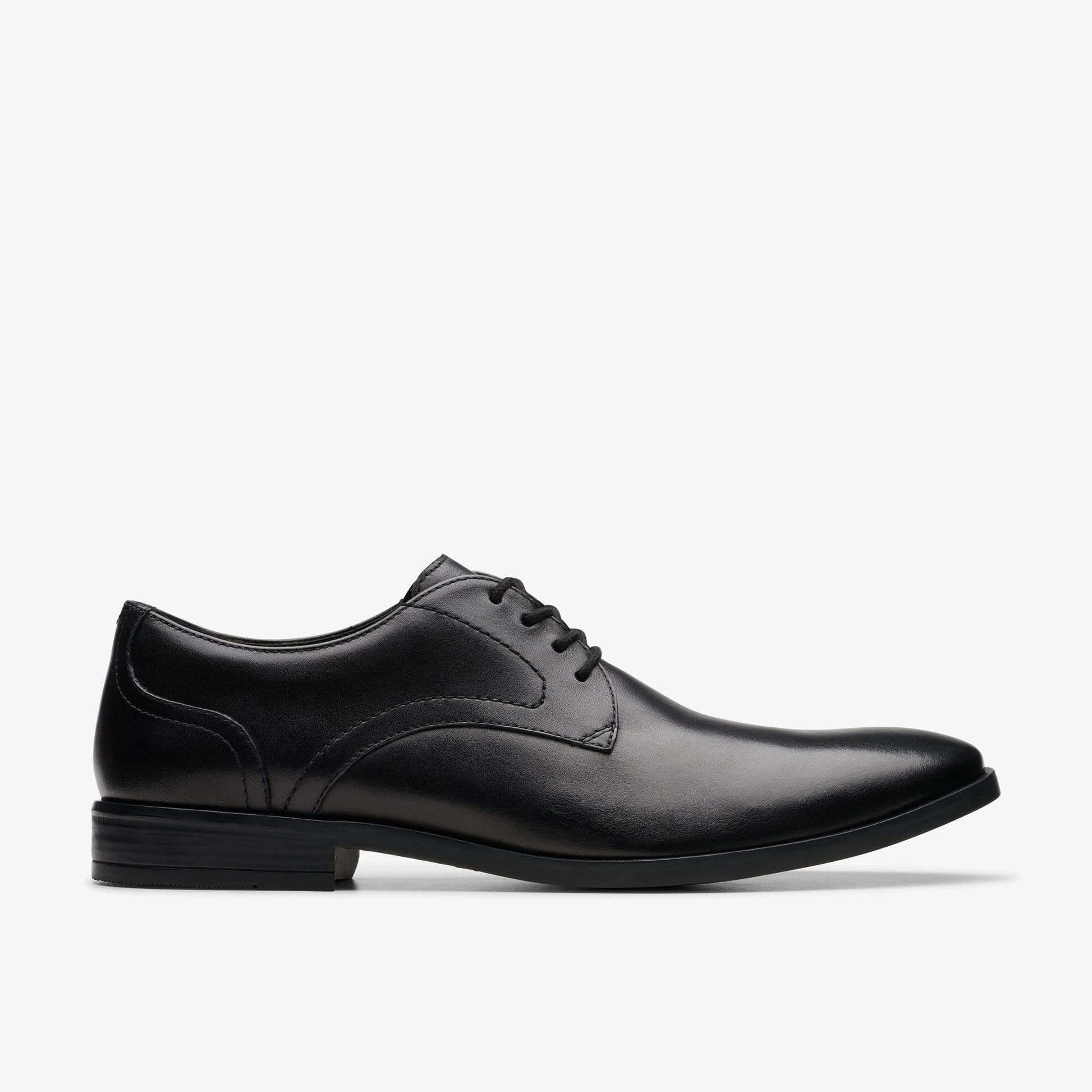 Zapatos De Vestir De La Marca Clarks  Para Hombre Modelo Brandon Lace Black Leather En Color Negro