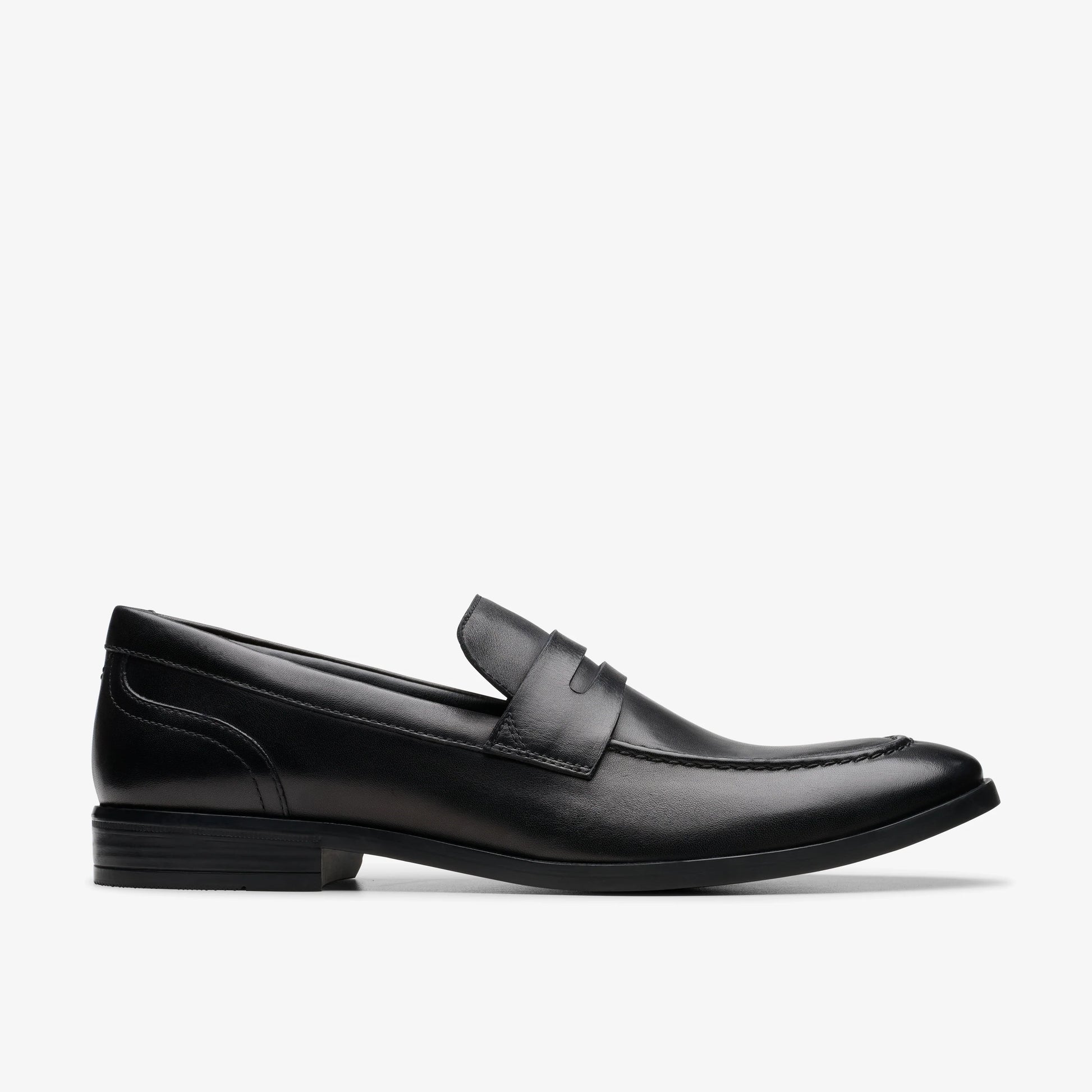 Zapatos De Vestir De La Marca Clarks  Para Hombre Modelo Brandon Step Black Leather En Color Negro