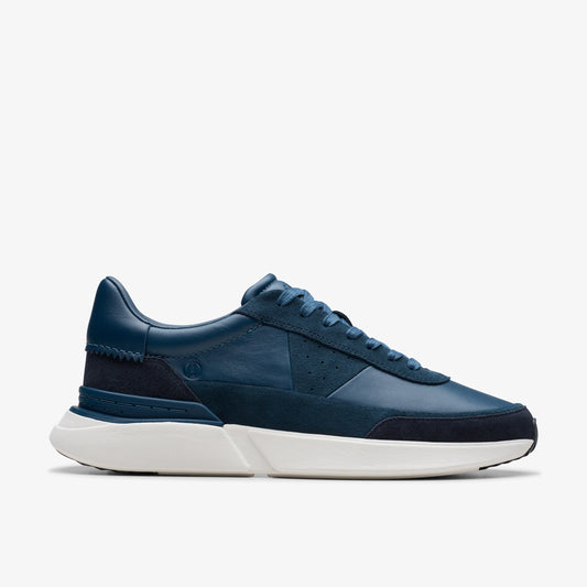 Sneakers De La Marca Clarks  Para Hombre Modelo Craft Pace Navy Leather En Color Azul