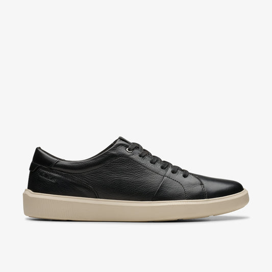 Zapatos Casual De La Marca Clarks  Para Hombre Modelo Brodin Lace Black Leather En Color Negro