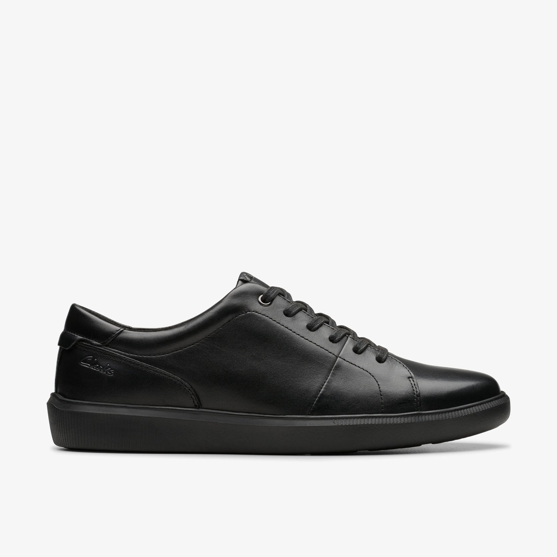 Zapatos Casual De La Marca Clarks  Para Hombre Modelo Brodin Lace Black/Black En Color Negro