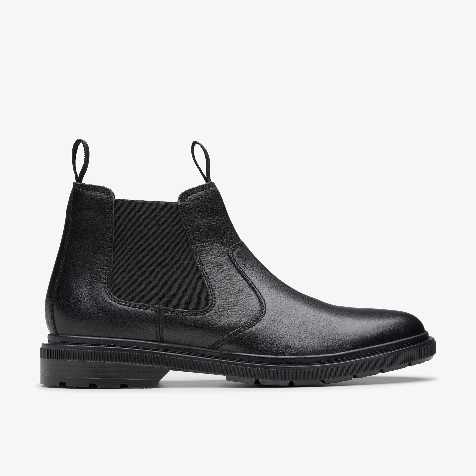 Botas De La Marca Clarks  Para Hombre Modelo Burchill Up Black Leather En Color Negro