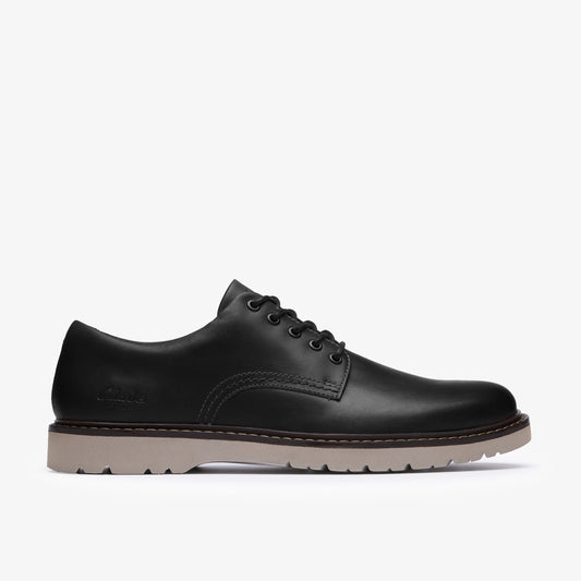 Zapatos Casual De La Marca Clarks  Para Hombre Modelo Eastridge Low Black Leather En Color Negro