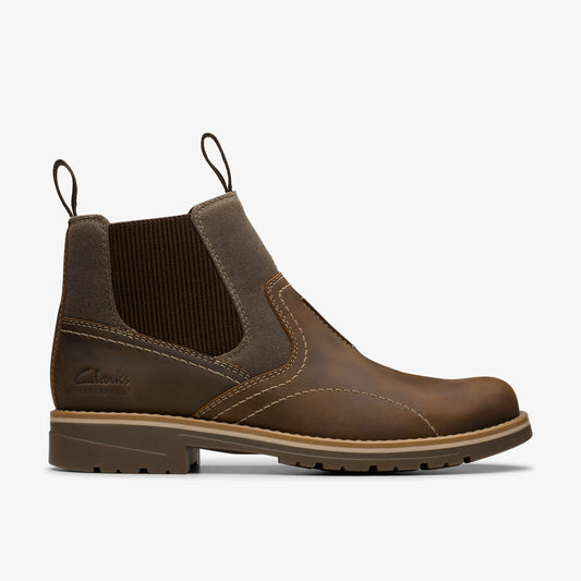 Botas De La Marca Clarks  Para Hombre Modelo Morris Easy Beeswax Leather En Color Marrón