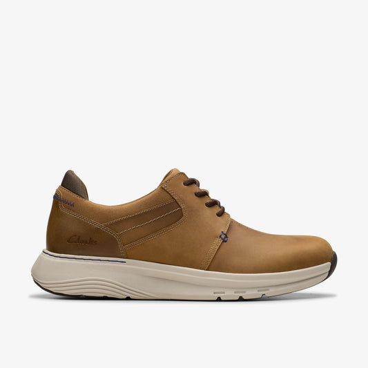 Zapatos Casual De La Marca Clarks  Para Hombre Modelo Motion Trek Pt Dark Tan Lea En Color Marrón