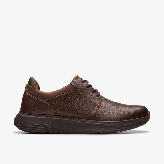 Zapatos Casual De La Marca Clarks  Para Hombre Modelo Motion Trek Pt Mahogany Leather En Color Rojo