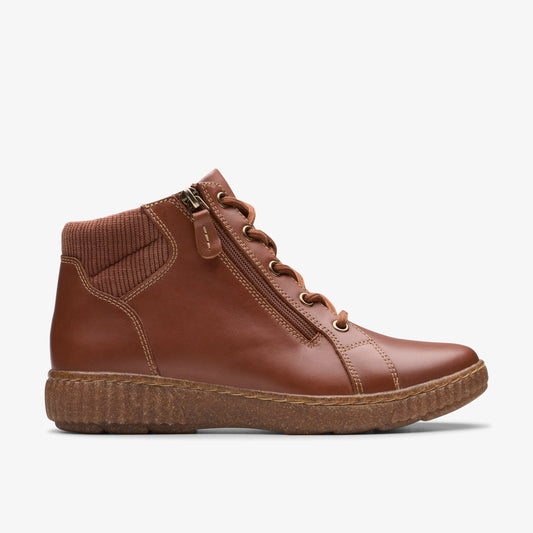 Botas De La Marca Clarks  Para Mujer Modelo Caroline Park Tan Combi En Color Marrón