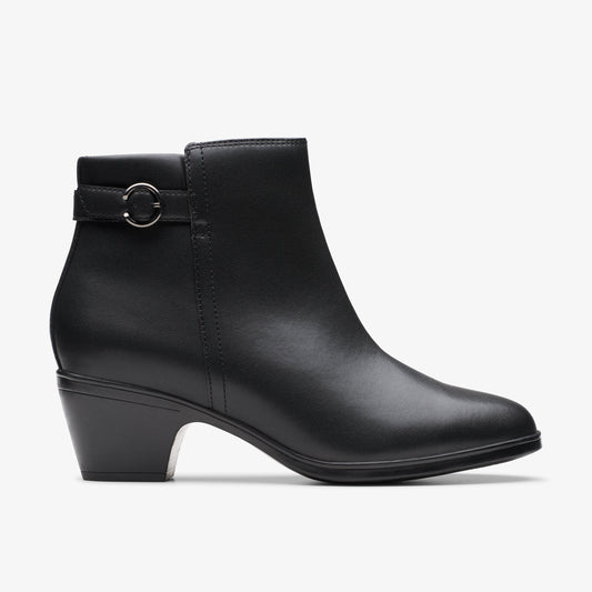 Botas De La Marca Clarks  Para Mujer Modelo Emily2 Belle Black Leather En Color Negro