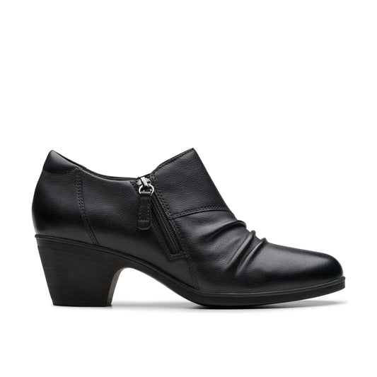 Zapatos Casual De La Marca Clarks  Para Mujer Modelo Emily2 Braley Black Leather En Color Negro