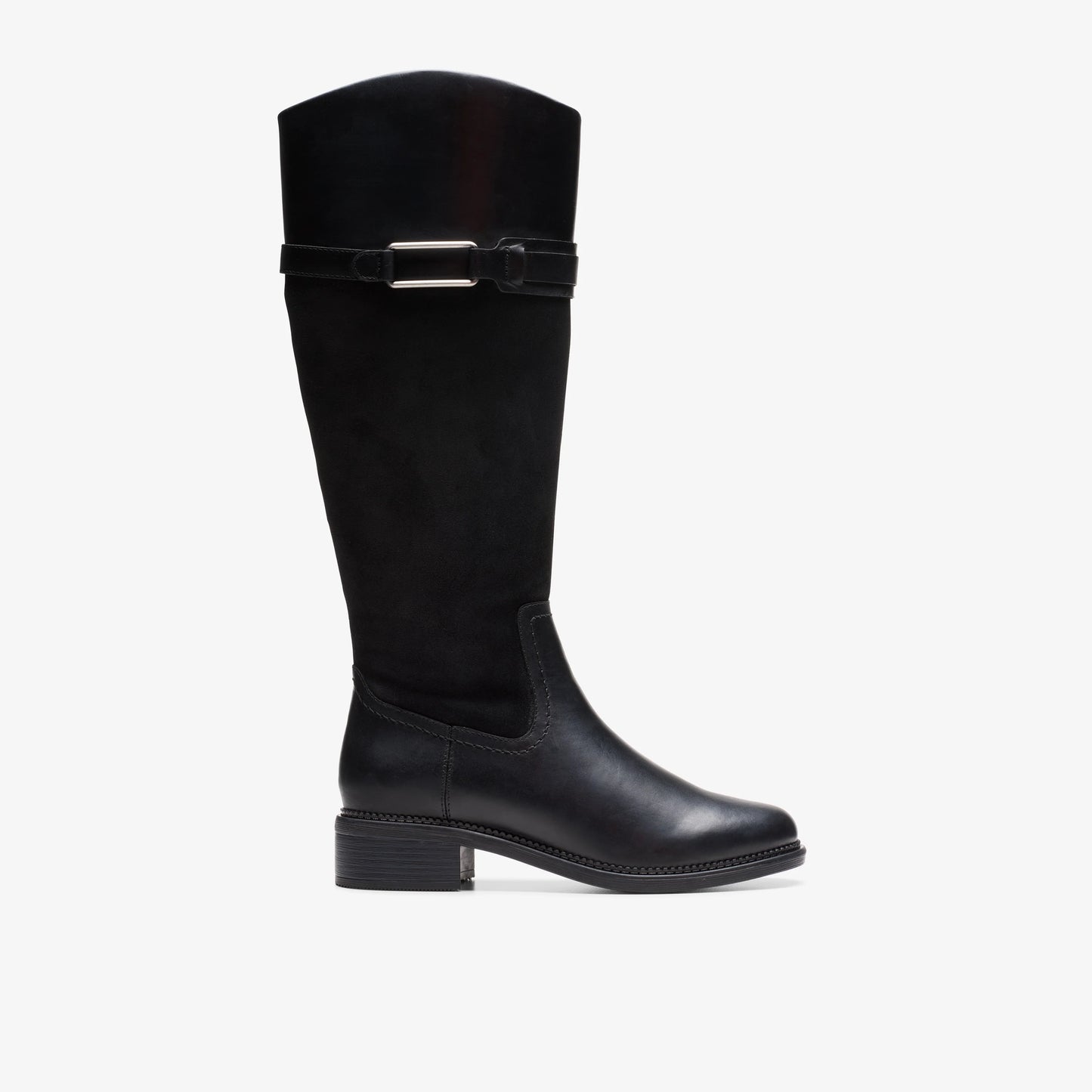 Botas De La Marca Clarks  Para Mujer Modelo Maye Carly Black En Color Negro