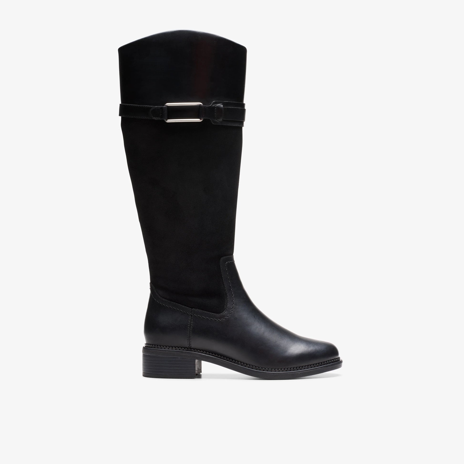 Botas De La Marca Clarks  Para Mujer Modelo Maye Carly Black En Color Negro