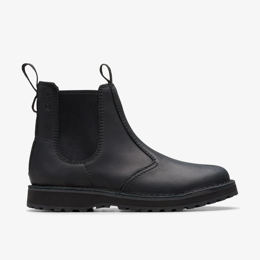 Botas De La Marca Clarks  Para Hombre Modelo Solsbury Easy Black Leather En Color Negro