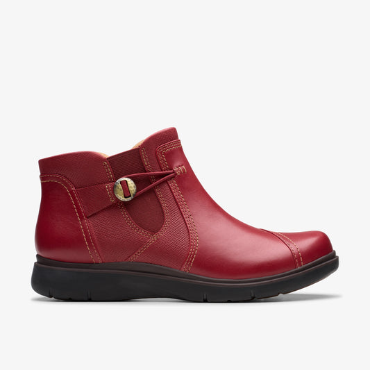 Botas De La Marca Clarks  Para Mujer Modelo Certina Joy Red Leather En Color Rojo