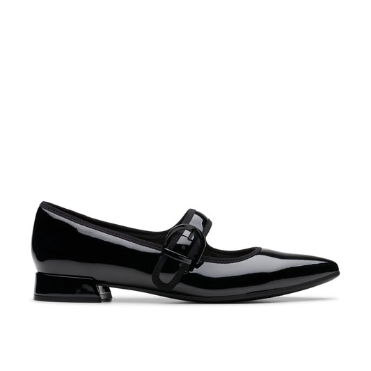 Zapatos De Vestir De La Marca Clarks  Para Mujer Modelo Natalyn May Black Pat En Color Negro