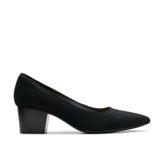 Zapatos De Vestir De La Marca Clarks  Para Mujer Modelo Ellanie Hope Black Sde En Color Negro