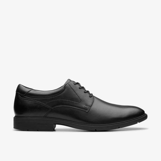 Zapatos De Vestir De La Marca Clarks  Para Hombre Modelo Eldredge Plain Black Leather En Color Negro