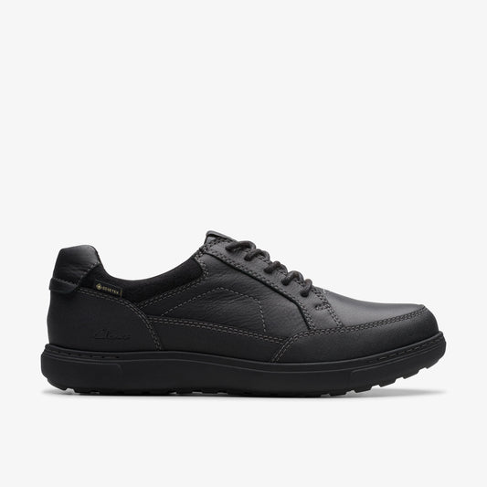 Zapatos Casual De La Marca Clarks  Para Hombre Modelo Mapstone Logtx Black Leather En Color Negro