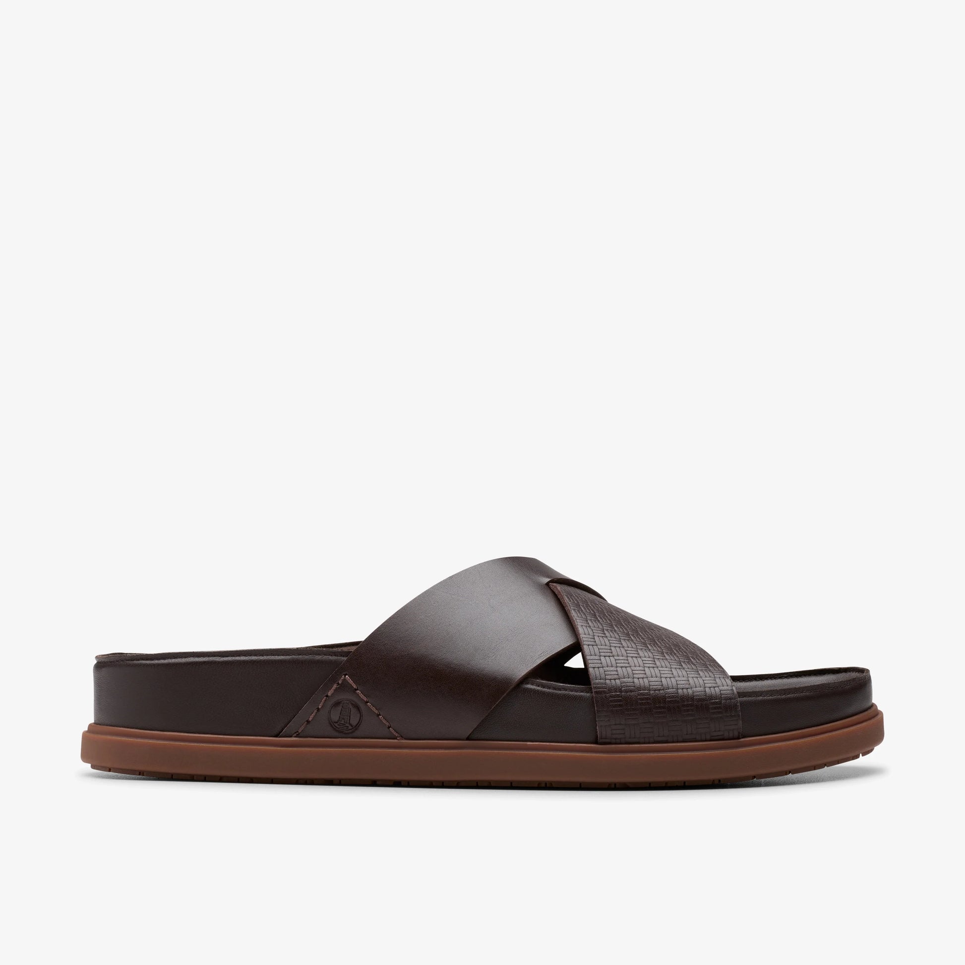 Sandalias De La Marca Clarks  Para Hombre Modelo Torford Cross Brown Leather En Color Marrón