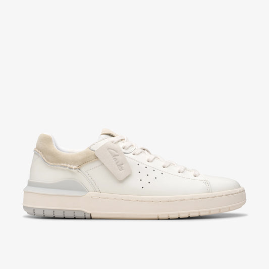Sneakers De La Marca Clarks  Para Hombre Modelo Courtlite2 Run White Leather En Color Blanco