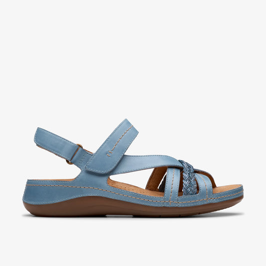 Sandalias De La Marca Clarks  Para Mujer Modelo Cecily Strap Blue Combi En Color Azul