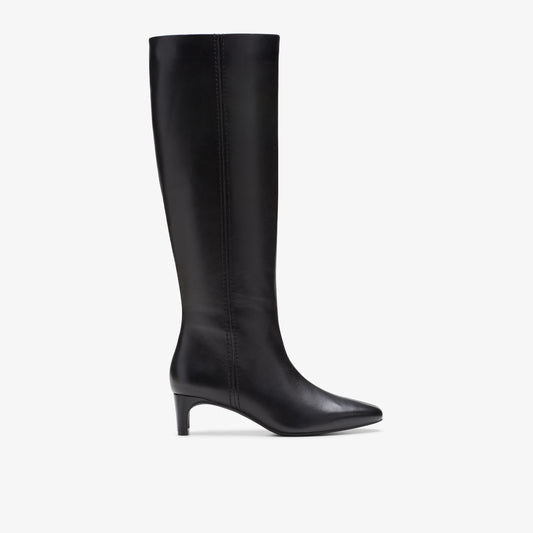 Botas De La Marca Clarks  Para Mujer Modelo Edina Tall Black Leather En Color Negro