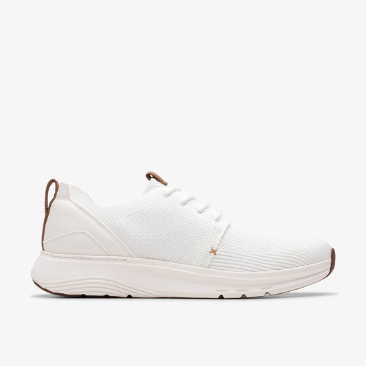 Zapatos Casual De La Marca Clarks  Para Hombre Modelo Motion Trek Mx White En Color Blanco