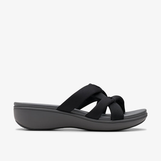 Sandalias De La Marca Clarks  Para Mujer Modelo Brinkleyraecam Black/Grey En Color Negro