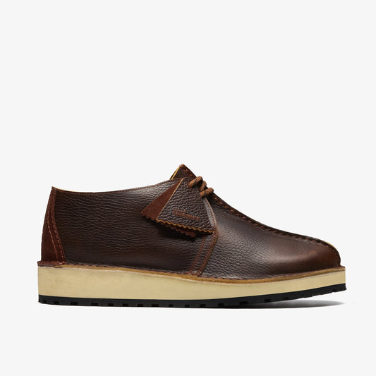 Zapatos Casual De La Marca Clarks  Para Hombre Modelo Trek Scout Nut Brown Lea En Color Marrón