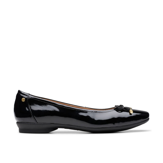 Zapatos De Vestir De La Marca Clarks  Para Mujer Modelo Candra Light Black Pat En Color Negro