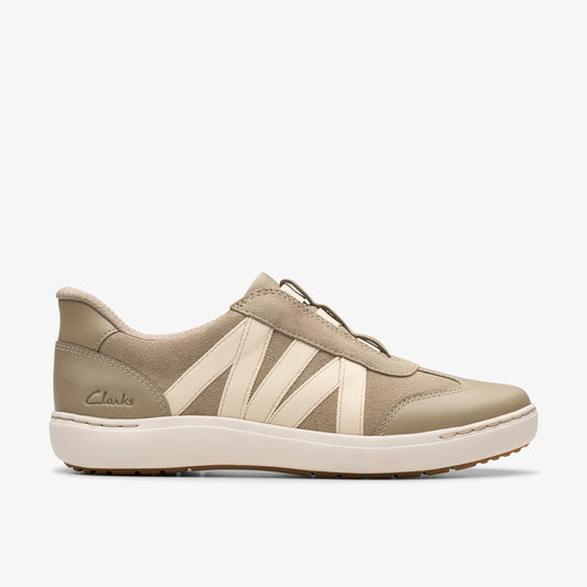 Zapatos Casual De La Marca Clarks  Para Mujer Modelo Nalle Tess Stone Combi En Color Gris
