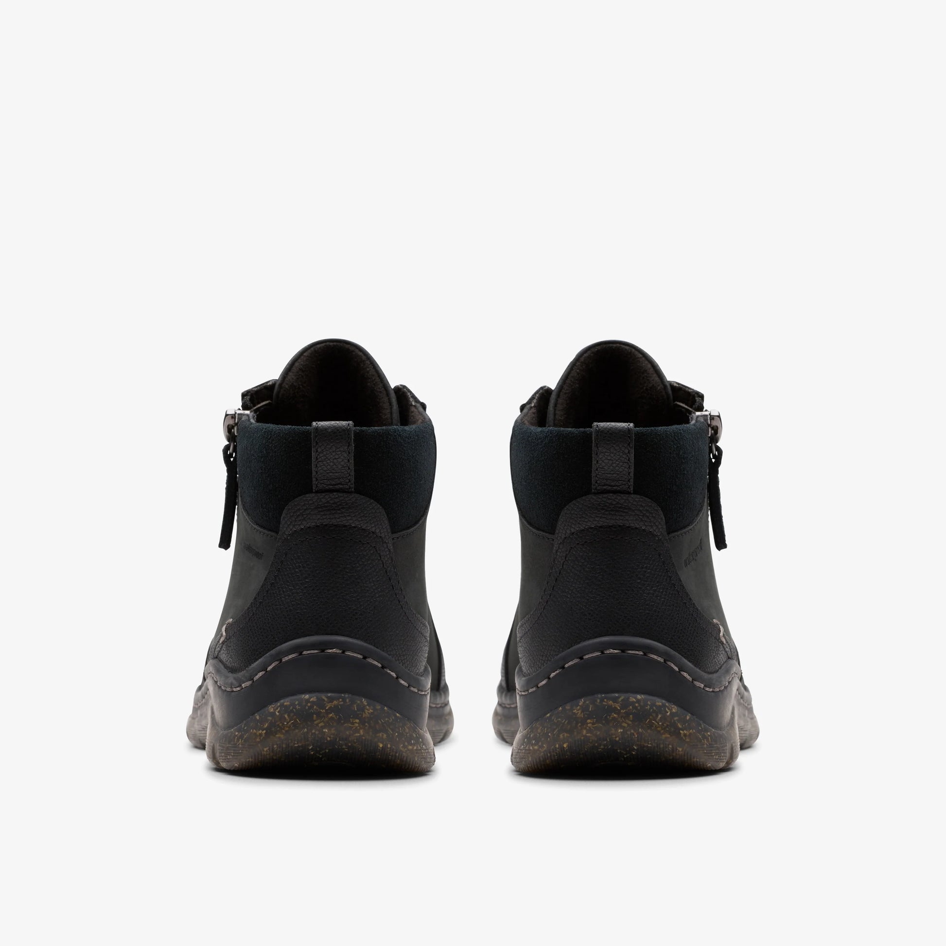 Botas De La Marca Clarks  Para Mujer Modelo Orlene Top Wp Black Nubuck En Color Negro