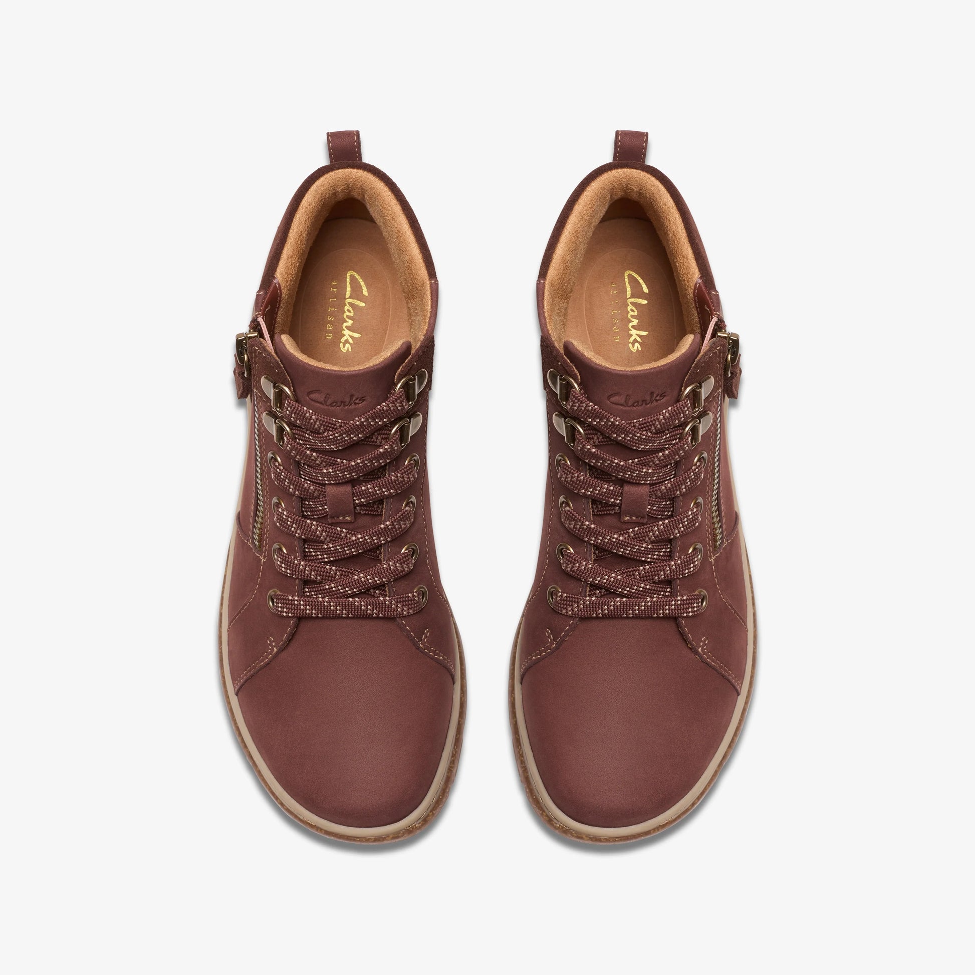 Botas De La Marca Clarks  Para Mujer Modelo Orlene Top Wp British Tan Nbk En Color Marrón