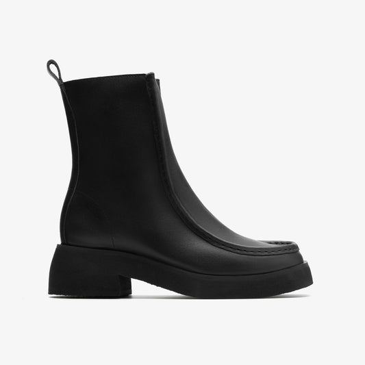 Botas De La Marca Clarks  Para Mujer Modelo Effery Zip Black Leather En Color Negro