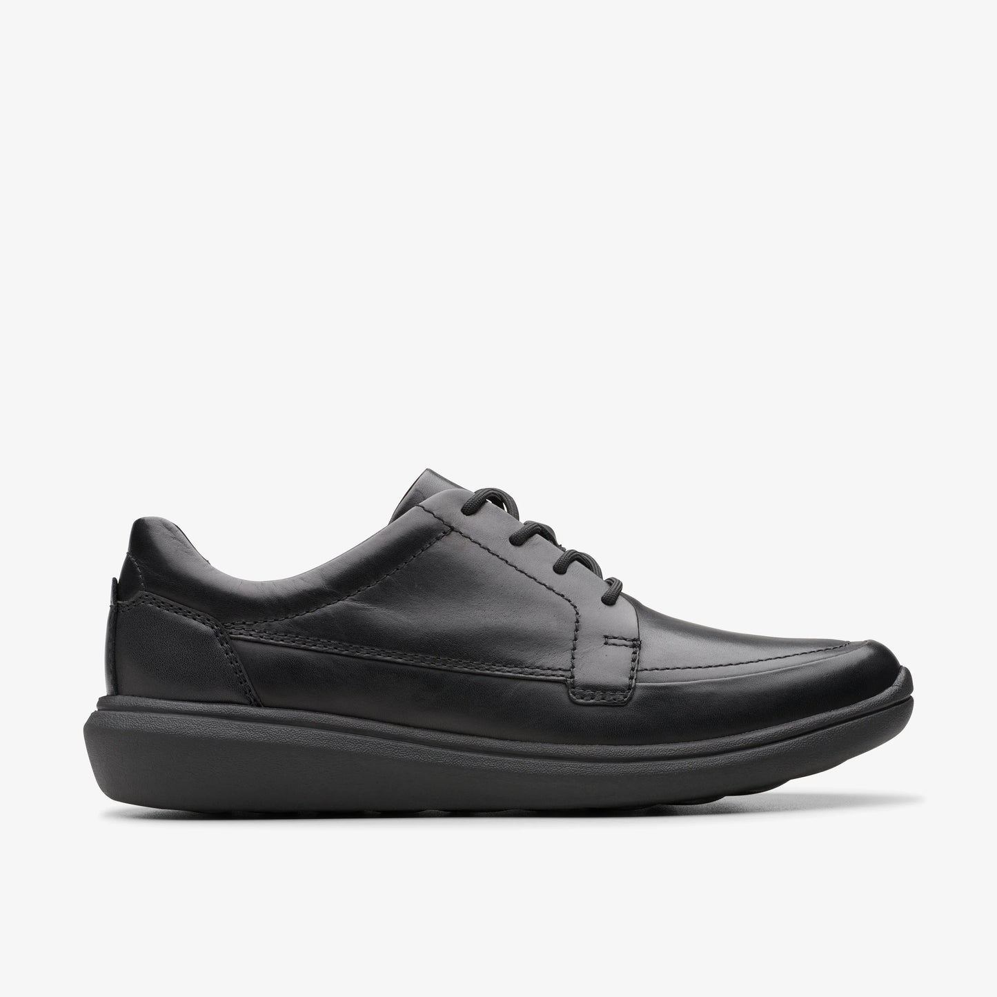 Sneakers De La Marca Clarks  Para Hombre Modelo Watchet Lace Black Leather En Color Negro